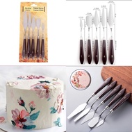 Pisau pallet Artist set 5pcs / pallette knife / pisau lukis / spatula lukis hias kue