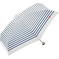 Wpc. Folding Umbrella with Heart Embroidery and a Mini Design, Perfect for Sun and Rain, 50cm Ribs, 