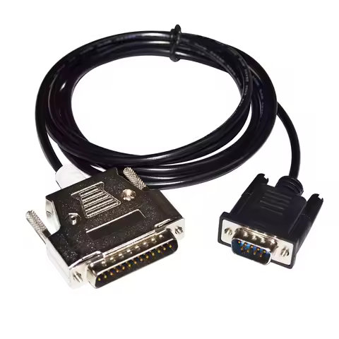 RS232 D-SUB 9 PIN DB9 MALE TO DB25 ADAPTER GT01-C30R4-25P PLC PROGRAMMING CABLE FOR MITSUBISHI GT11/
