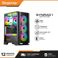 Segotep Synrad 1 PC Case (ATX / M-ATX / ITX supported) (Cooling Fan, Graphics Card, Motherboard Not Included)