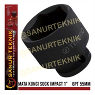 MATA TEKIRO Impact Socket Impact Socket Wrench 1" 6 PT 6PT 55MM 55 MM