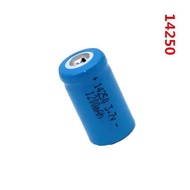 3.7V 14250 rechargeable lithium battery green external e penlight rechargeable battery 6