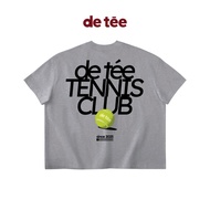 TENNIS Form BOXY Unisex Gray T-shirt - de tée