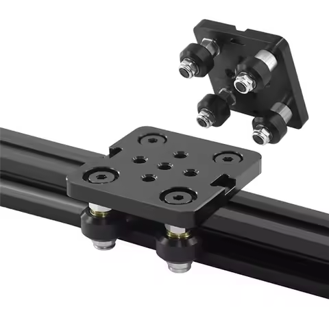 Well Made-V-Slot Gantry Plate Set 2020 Aluminum Profiles Special Slide Plate With Pulley For 3D Prin