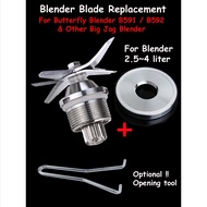 Replacement For Butterfly B-591 B-592 Stainless Steel Blender Blade /mushroom head / Blade lock Part