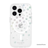 KATE SPADE iPhone 16 ProMAX Case - Compatible with MagSafe - Designer Phone Case-Scattered Flowers