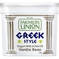 Farmers Union Greek Style Fresh Yogurt With a Hint of Vanilla Bean 950g