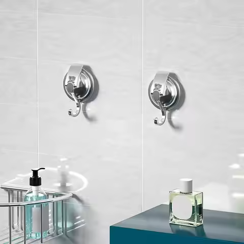 Suction Cup Hooks Heavy Duty Vacuum Suction Shower Hooks Glass Suction Cup Hooks Bathroom Robe Hooks