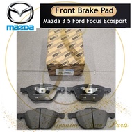 ( 100% ORIGINAL ) MAZDA 3 MAZDA 5 FORD FOCUS ECOSPORT FRONT DISC BRAKE PAD 7M51-2K201 C2Y3-33-23Z 7M