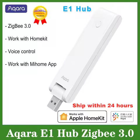 New 2024 AQARA E1 Zigbee Hub USB Smart Gateway Aqara Hub Wireless Zigbee Connect Remote For Xiaomi M