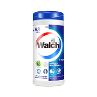 Walch威露士消毒濕紙巾蘆薈筒裝(40片裝)