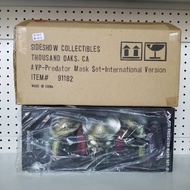 (葵興樂聲9樓門市現貨） Sideshow Collectibles 《異形戰場》（AVP）鐵血戰士面具組（Predator Mask Set）Chopper、Celtic 與 Scar 三款經典面具