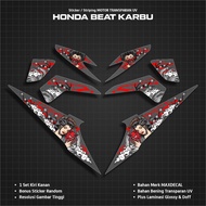 UV TRANSPARENT STRIPING GEISHA CARBONBEAT ANTI-SCRATCH VINYL STICKER/ STOCK DECAL