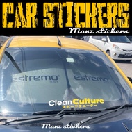 CLEAN CULTURE D7 / CAR STICKER