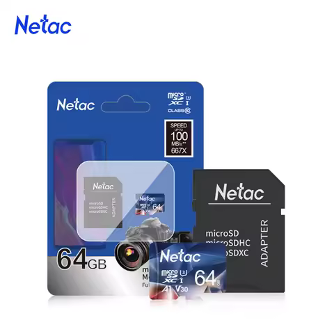 Netac Micro Sd Card 256gb 512gb Memory Card 128gb A1 U3 C10 V30 4K HD Video Microsdxc for tachograph