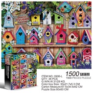 New 1500 Pieces Rainbow Puzzle 2000 3000 Blocks Assembled Unique Shape Paper Irregular 2D Puzzles Pa