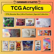 Magnetic Acrylic Display Case for Pokemon Products | ETB | Booster Box | Booster Pack