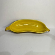 (MEDIUM CERAMIC BANANA PLATE) CUTE AND CUTE MEDIUM CERAMIC BANANA PLATE