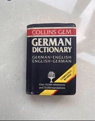 German English Dictionary Collins Gem 德英字典  Collins Gem German Dictionary  Collins Gem German Dictio