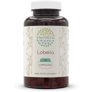 Lobelia 120 Capsules, 375 mg, Lobelia spp. Dried Herb (120 Capsules)(packaging may vary)