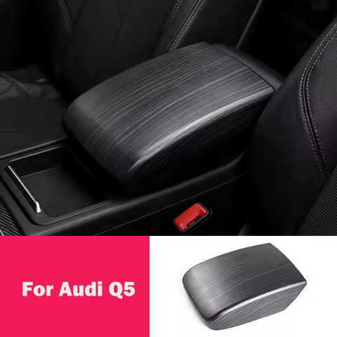 For Audi Q5L Q5 FY 2018-2024 Car Control armrest Rear Air Condition Outlet Vent Carbon fiber decorat
