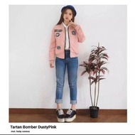 Tartan Bomber - Bomber Jacket Wanita Jacket Woman Jaket Perempuan