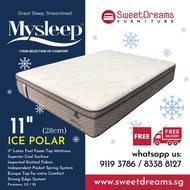 MySleep Ice Polar Hotel Grade Pocketed Spring Mattress  - Single/ Super Single / Queen / King