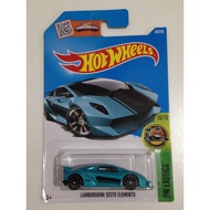 Hw 2016-080 Blue - Lamborghini Sesto Elemento
