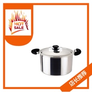 Buffalo 22cm Double Short Handle Pot 85