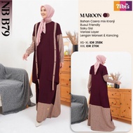 Latest gamis/branded nibras nb b79