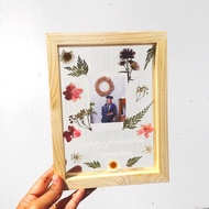 Photo Frame 8R 20x25 Wooden Frame Double glass Acrylic glass anti-Breaking glass