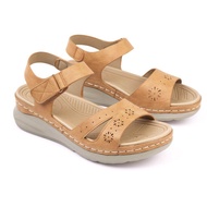NATASHA EREN COMFORTABLE  CASUAL WEDGE SANDALS
