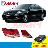 Toyota Camry ACV40 (2006-2008) เสื้อ​ไฟท้าย ไฟท้าย​แต่ง ไฟท้ายไฟเบรค​ ไฟเลี้ยว Taillamp Taillight ไฟท้าย​ พร้อมทับทิม ไฟท้ายกันชนหลังสําหรับ​ ทับทิมในฝาท้ายไฟท้าย