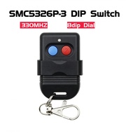 2pcs remote control switch gate remote 330mhz 5326 dip 433Mhz remote auto gate battery 12V 23A SMC53