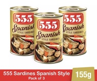 555 Spanish Sardines 150grams set of 3