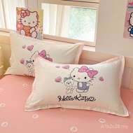 Sarung bantal kanak-kanak Sanrio berbahan kapas sepenuhnya 40x60, sarung bantal kapas tulen 30x50CM 