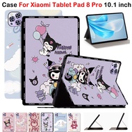 For Xiaomi Tablet Pad 8 Pro 10.1 inch High Quality PU Leather Shockproof Stand Flip Cover Xiaomi Pad