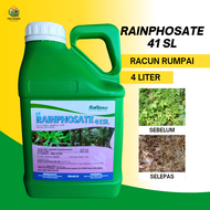 Rainphosate Herbicide 4 Liter Racun Rumput Rainphosate Racun Rumput Lalang Racun Keliling Rumah Racu