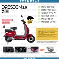 SUPER PROMO!!! Sepeda Listrik E-Moped DRESDEN 2.0 - Bonus Helm
