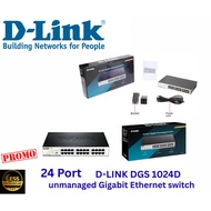 D‑Link DGS‑1024D – 24‑Port Gigabit Unmanaged Switch (Metal Casing)