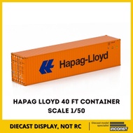 INCONST | WSI Models Hapag Lloyd 40 ft Container Diecast Scale 1/50 Model