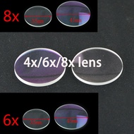 4x 6x 8xArchery Sight Lens 35/45mm Compound Bow Scope Power Clarifiers Glass