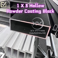 1 X 3 Aluminium Rectangular Hollow Bar 2ft-6ft Powder Coating Black 长方通 DIY Home Improvement