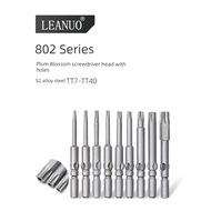 802 Hollow Torx Electric Bit with Hole Hexagon Torx Bit Star Bit S2 Screwdriver Bit T7-T40