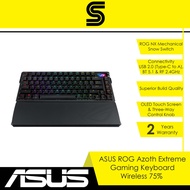 ASUS ROG Azoth Extreme Gaming Keyboard Wireless 75% Hot-Swappable NX Snow Switches