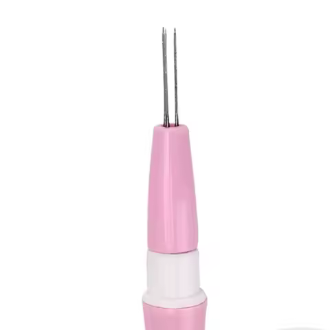Easy Pink Felting Needle Pen Portable Pen Style Needle Felting Tool Wool Felting Tool Art Therap