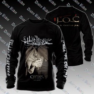 Kaos Dakwah Muslim Umar Bin Khattab Al Faruq Tangan Panjang Distrobadju