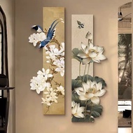 Meaning Good New Chinese Retro Entrance Entrance Entrance Decorative Painting High-End Medieval Styl