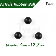 Nitrile Rubber Ball Rubber NBR Nitrile Rubber Ball φ4mm  φ4.5mm  φ4.76mm  φ5.3mm  φ6mm  φ6.35mm  φ6.