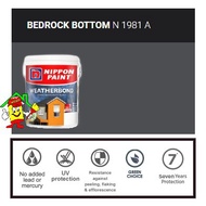 N 1981A BEDROCK BOTTOM • 5L • Weatherbond • Nippon • Low Sheen • Exterior Wall • 7 Years Protection